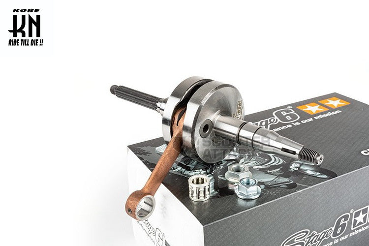 STAGE6 レーシングクランク 【横型エンジンJOG系 専用】12mmピン【MK2】HPC