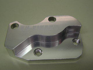 YAMAHA系 JOG 220Φ用 キャリパーサポート シルバー【特殊サポート】