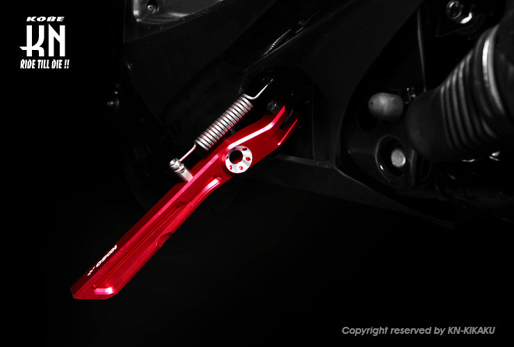 KOSOアルミ削り出しサイドスタンド シグナスX/BWS 【マットブラック】