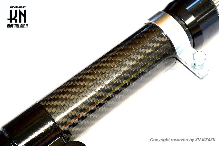 フロントフォーク 【ブラック/カーボン】 スーパーJOGZR/リモコンJOGZR【前期】