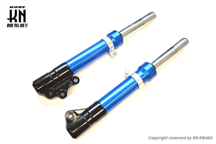 フロントフォーク 【ブラック/ブルー】 スーパーJOGZ/アプリオタイプ2系】