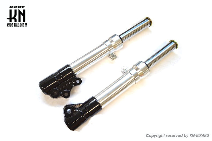 フロントフォーク【リモコンJOGZ2 /ZR(03年以降)】ブラック/シルバー ローダウン