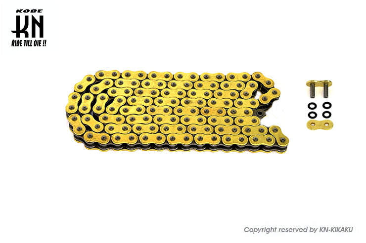 CZ ゴールドチェーン 【520-120コマ】シールチェーン