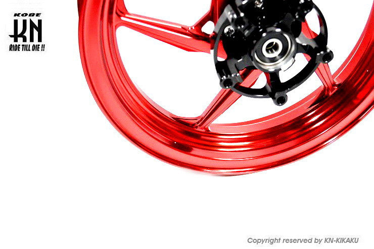 MOS 鍛造アルミホイール前後セット【シグナスX 4/5型】レッド【XR-05】