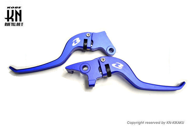 RCB アルミ調整式ブレーキレバー【GSX125/150】ALLOYレバー【ブルー】