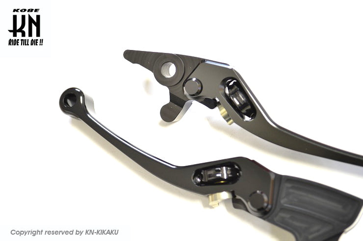 NCY 調整式ブレーキレバー【AEROX125/AEROX155】ブラック
