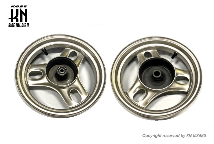 ホイール前後セット【todayAF61,AF67/DioAF62,AF68】シルバー