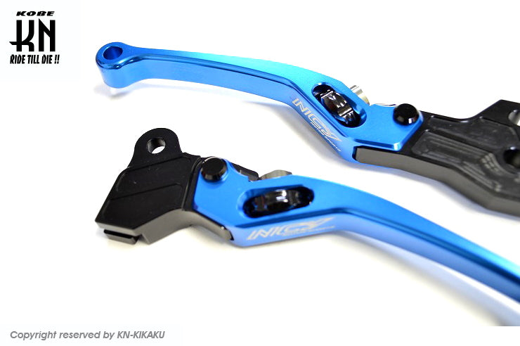 NCY 調整式ブレーキレバー【シグナスX/1型/2型/3型】ブルー
