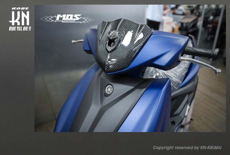 MOS カーボンフロントアッパーカバー【シグナス6型GRYPHUS】タイプ1