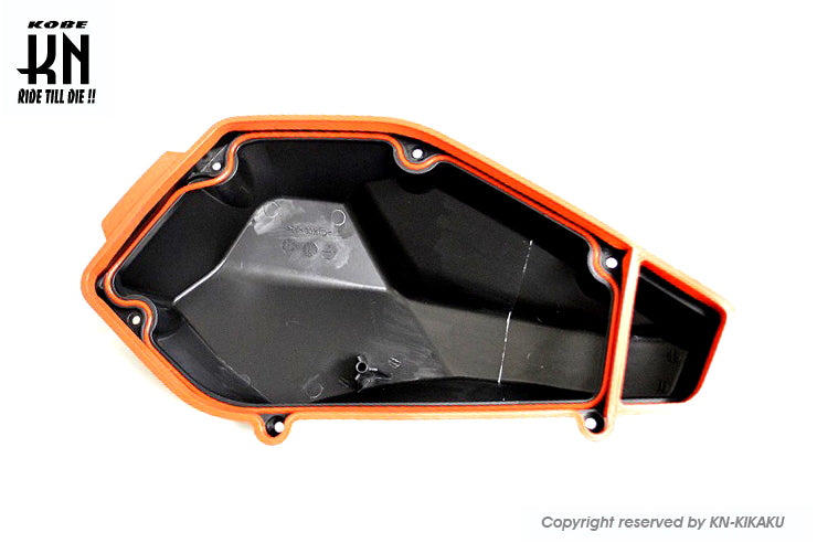 KOSO エアクリーナーBOXカラーラバー【DRG158】レッド