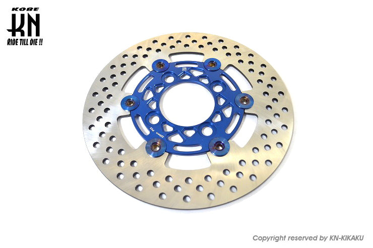 フローティングディスクローター220mm 【PCX125/150,Dio110,SHモード,グロム,モンキー125】ブルー