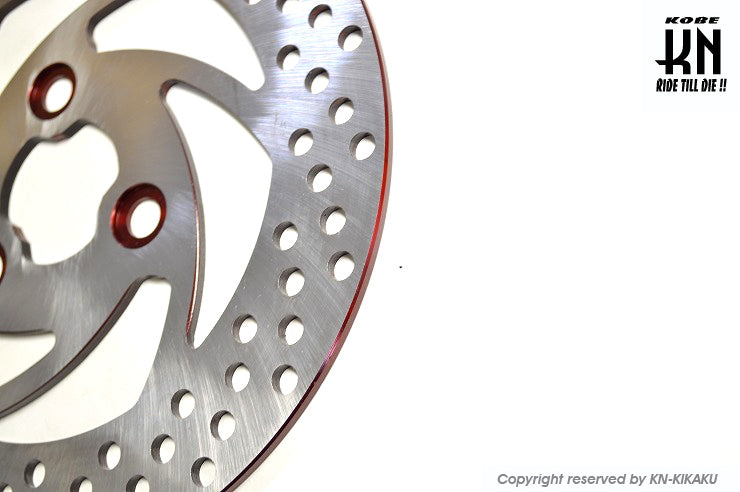 ステンレスビッグローター200mm【アドレスV125】レッド