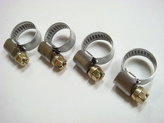 ホースクランプ【8mm〜18mm】4個入り