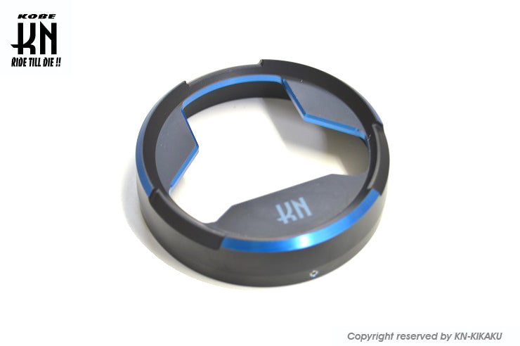 デュアルカラーガソリンタンクカバー【NMAX125/NMAX155】マットブラック/ブルー