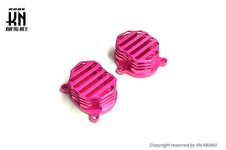 KN企画 ビレットタペットカバー タイプ2【シグナスX/BWS125】ピンク