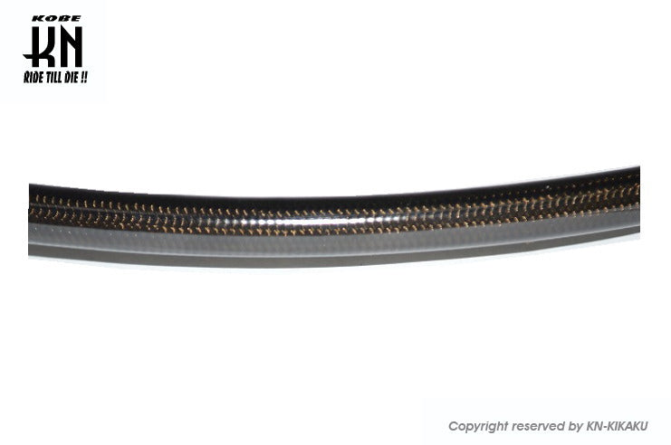 ブレーキメッシュホース 1140mm 【ブラック】