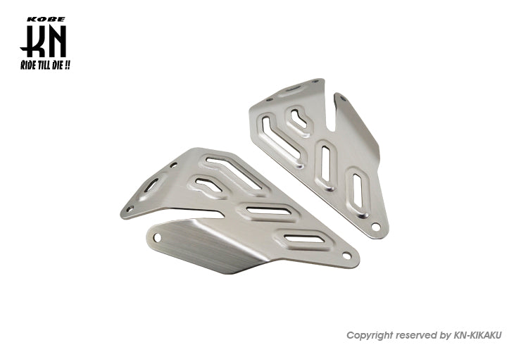 KOSO アルミフロアボード【シグナスX/5型】左右リアセット【シルバー】