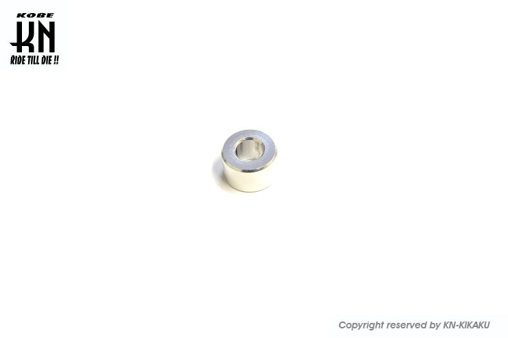 M6用 アルミカラー【厚さ8mm】シルバー