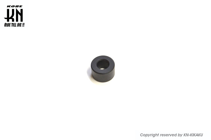 M6用 アルミカラー【厚さ8mm】マットブラック