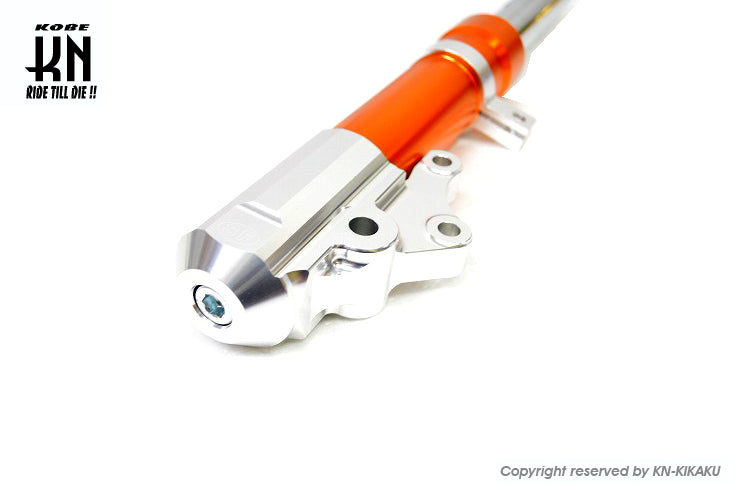 アルミ削り出し フロントフォーク 【アドレスV125】オレンジ