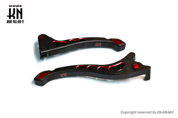 デュアルカラーレバーディスク3【ライブディオ/SR/ZX AF35】マットブラック/レッド