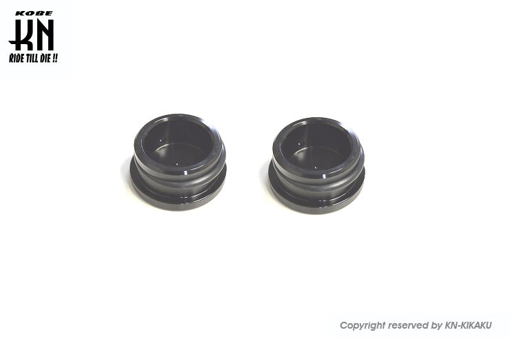 ビレットフレームサイドキャップ【ZOOMER/RUCKUS】ブラック