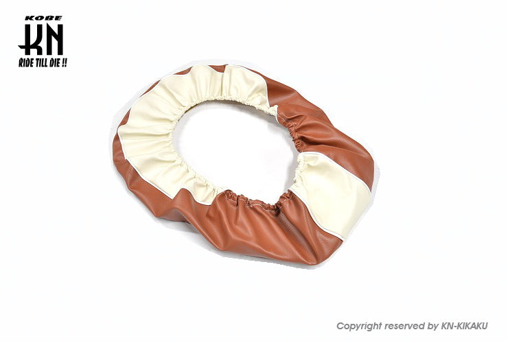 2WAY シートカバー【ゴム入り】 国産高品質 ビーノ【5AU/SA10】ブラウン/ホワイト