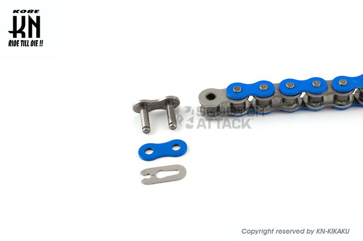 STAGE6 カラーハードチェーン 【420-120コマ】ブルー