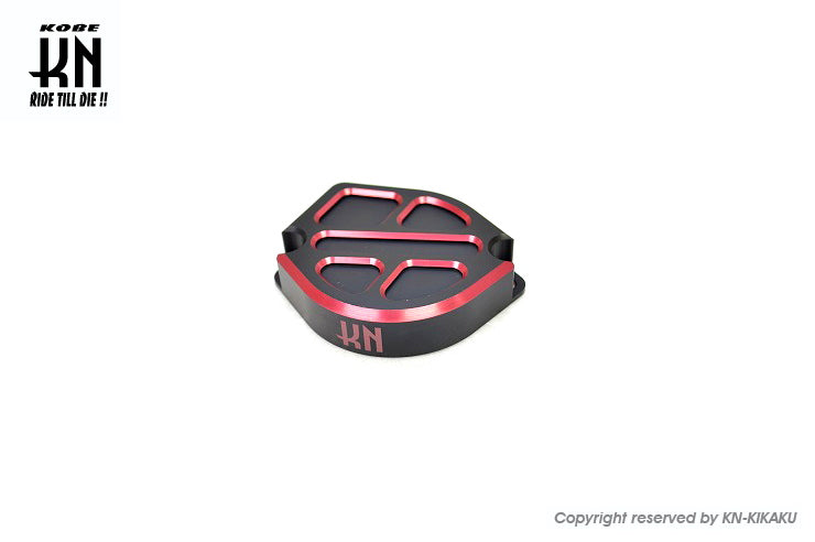 アルミCNCキャブトップカバー【ZOOMER/SCOOPY/BITE】Mブラック/レッド