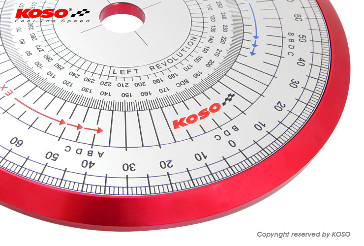 KOSO 全周分度器【バルブタイミング計測工具】汎用