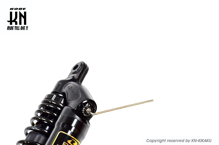 RCB 335-340mm 車高調整付き 減衰調整式リアショック【VDシリーズ】ブラック