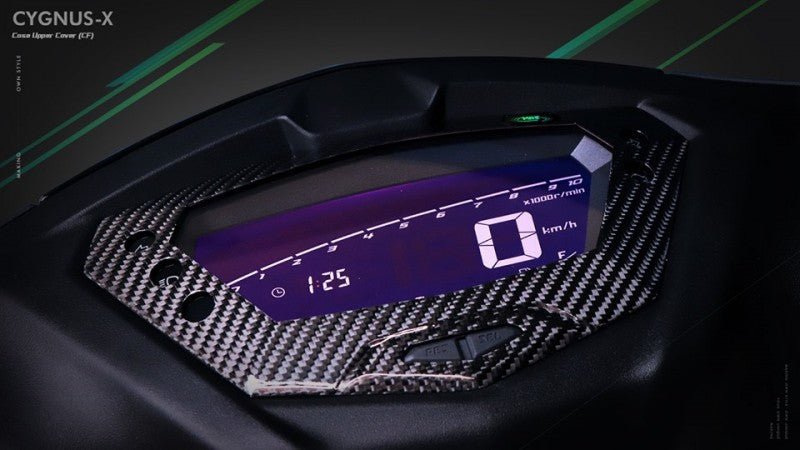 MOS カーボンスピードメーターカバー【シグナスX/5型】