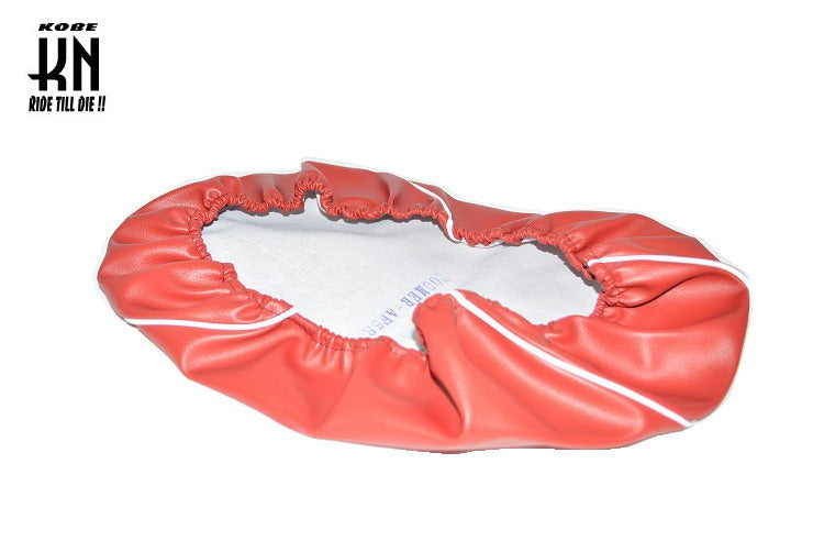 2WAY シートカバー【ゴム入り】 国産高品質【ジャイロキャノピー/TA02/TA03】レッド/ホワイト