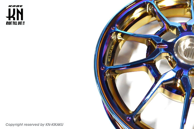 鍛造アルミホイール前後セット【アドレスV125/S(L0-)】チタンカラー【タイプ1】