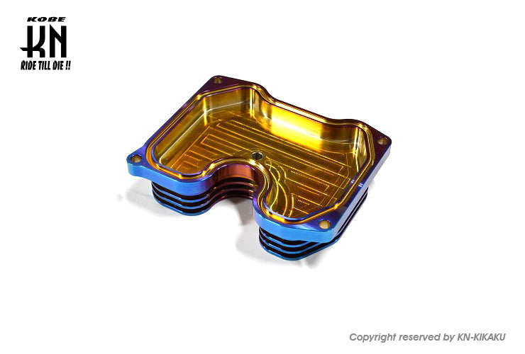 TAN-SHEN ビレットヘッドカバー【マジェスティS/SMAX/FORCE】チタンカラー