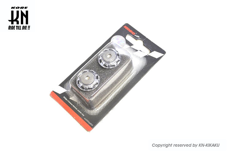 KOSO ライセンスプレートスクリュー【クリアー/ブラック】