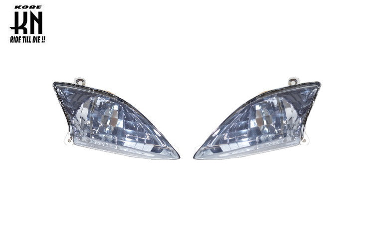 ライトスモークレンズ フロントウインカーアッセン 【シグナスX 2型】