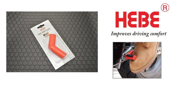 HEBE ギヤシフトプロテクターラバー【レッド】