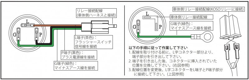 汎用マルチフラッシャーリレー 【KOSO】 集中タイプ LED【ウインカーリレー】