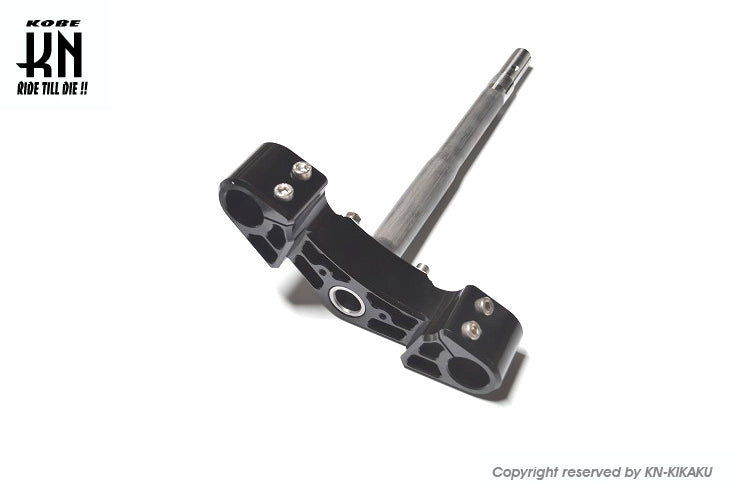 アルミCNCワイドフロントフォークステム【ブラック】18mmワイド【NCY別注モデル】アドレスV125