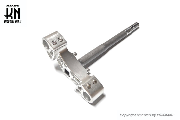 アルミCNCワイドフロントフォークステム【シルバー】18mmワイド【NCY別注モデル】アドレスV125