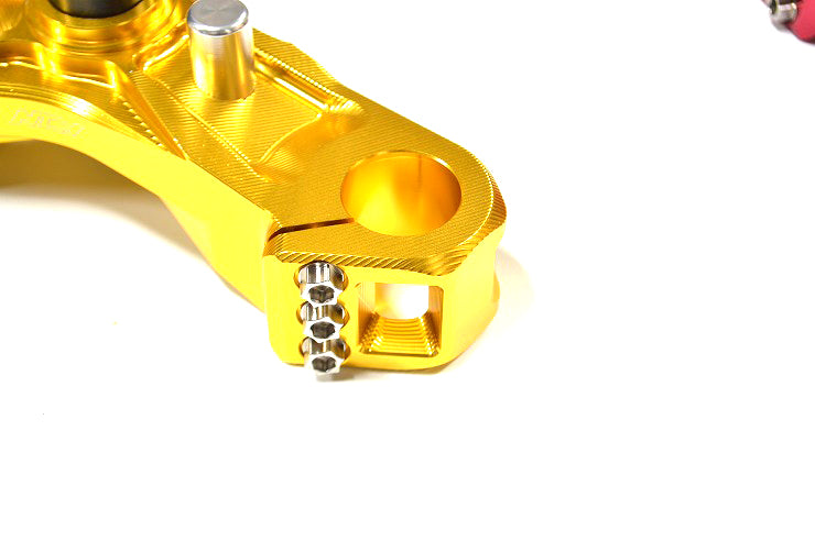 NCY 軽量CNCアルミステム【シグナスX】ゴールド