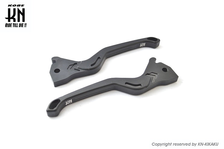KN企画 デュアルカラーレバー【SMAX/マジェS/シグナス4/5型/BWS R】ブラック