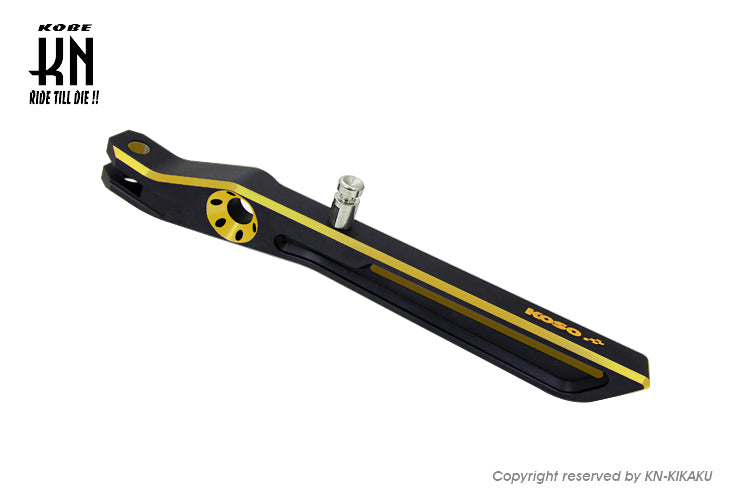 KOSOデュアルカラーサイドスタンド シグナスX/BWS 【ブラック/ゴールド】