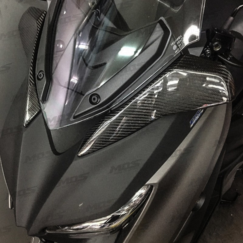 MOS カーボンフロントアッパーサイドカバー【XMAX250/300】
