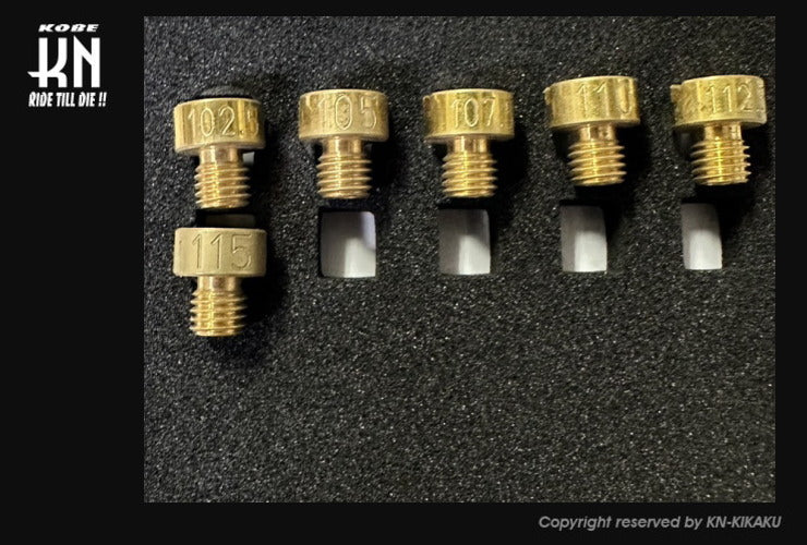 メインジェットセット 6点セット【ミクニ丸大】102.5 / 105 / 107.5 / 110 / 112.5 / 115