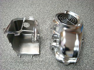 メッキエアーシュラウドセット【JOG90/アクシス90】