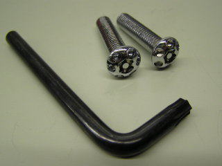 盗難防止用 ショック下部固定ボルト レンチ付