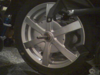 キャストホイール前後セット シグナスX用【シルバー】