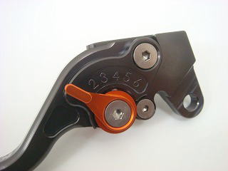 KOSO調整式レバーブラック(ガンメタ) 【アドレスV125】